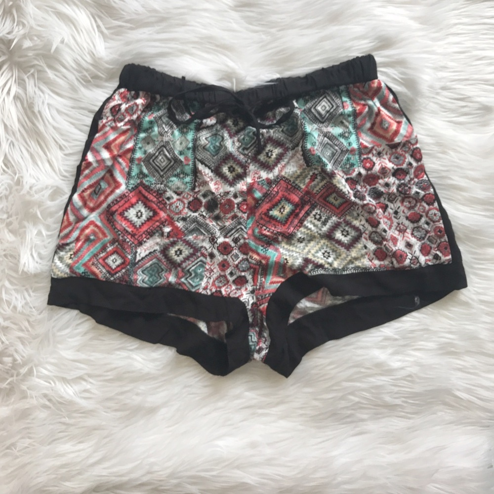 Boutique Coral and Aqua Lounge Shorts